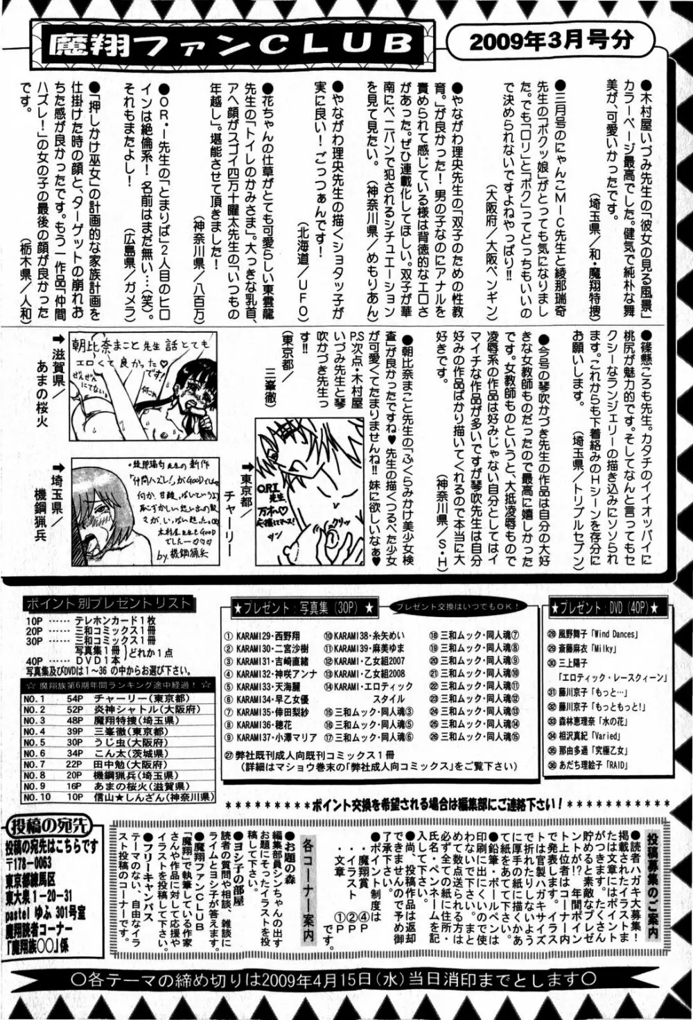 コミック・マショウ 2009年5月号 256ページ